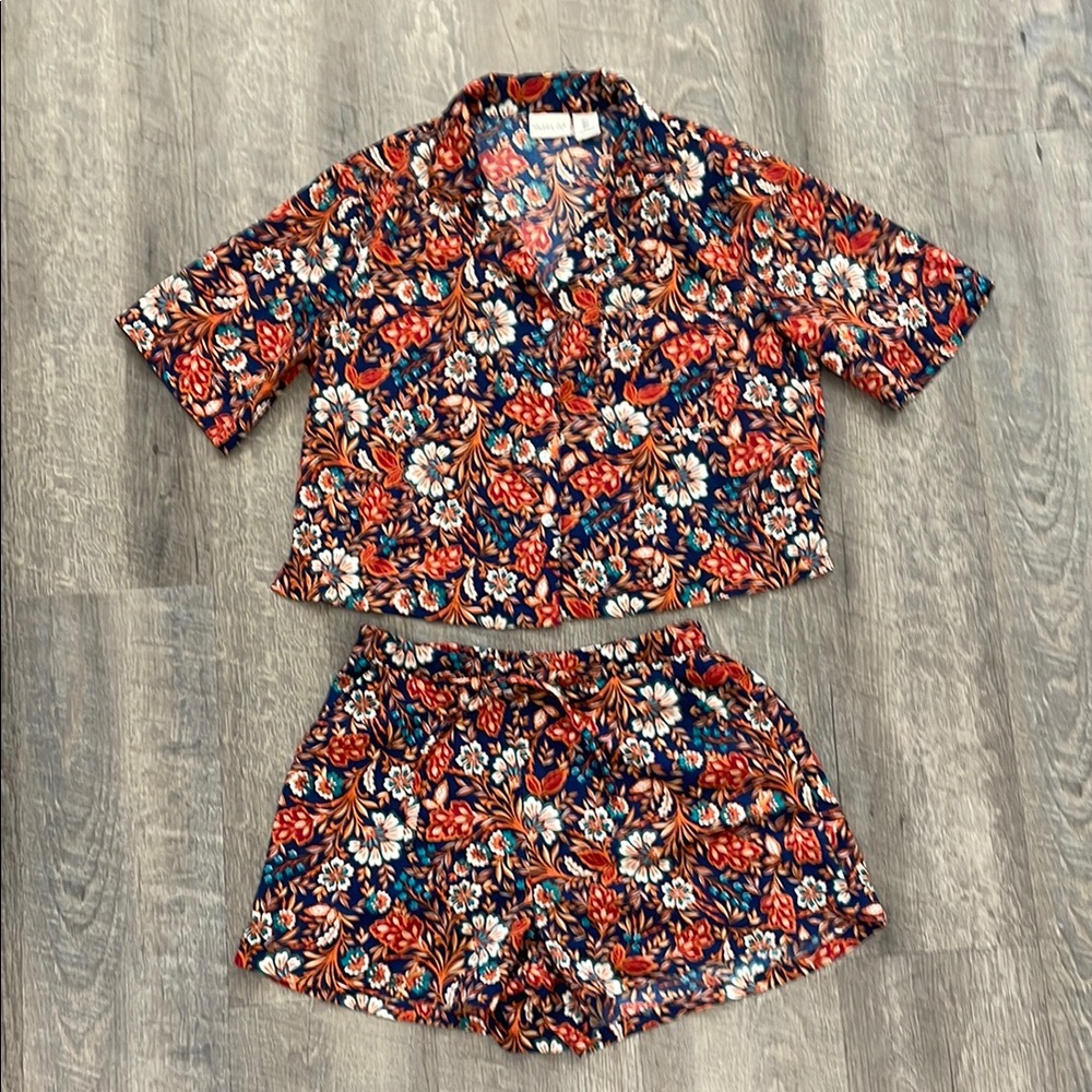 Floral Pajama Set